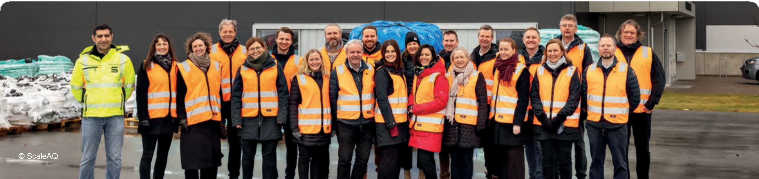 Photo Kick-off for the project group at Frøya, March 1st, 2023